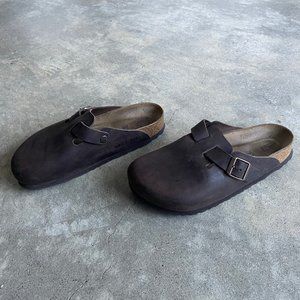 Birkenstock Boston Clog Habana Oiled Leather